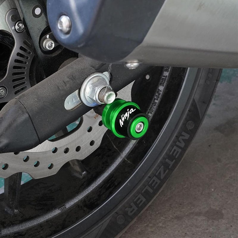 MOWOK 8MM Swingarm Spools slider Fit For Ninja 650 2017-2025 ZX-6R/ZX636 2014-2026 400 Z400 2018-2026 Ninja 1000SX 2020-2026 500 ZX4RR ZX4R ZH2 Motorcycle Accessories Stand Screws - Image 2
